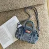 Bolsa Jeans para Mulheres, Nova Bolsa Transversal de Design de Nicho Outono 2026, Estilo Coreano, High-End, Bolsa de Mão Estilosa Bolsa Almofada