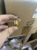 Joyería Europea y Americana Transfronteriza Sencilla de Acero Inoxidable con Ranuras Anillo Verde 6mm Plano Dorado Ranurado Verde
