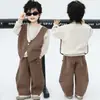 Ropa para Niños Trajes para Niños Estilo Coreano Ropa Deportiva Ropa de Primavera 2026 Nuevo Estilo Conjunto de Dos Piezas para Niños Tendencia de Primavera