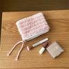 Nueva Bolsa de Cosméticos de Peluche Dulce y Linda, Portátil, de Gama Alta, Estilo Ins, Bolsa de Cosméticos de Viaje de Aspecto Elegante, Billetera