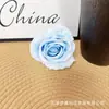 Cabeça Única Flor Rosa Gema Cabeça de Flor Cerimônia de Casamento Salão de Casamento Arco Parede de Flores Arranjo Floral Decoração Paisagismo de Hotel Flor Artificial Atacado