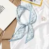 Obsesionado con el amor pañuelo francés retro diadema pañuelo pequeño largo estrecho fino corbata ins cinta para el pelo cinta para atar bolsa