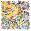 100 Folhas/50 Folhas de Adesivos do Pokemon, Adesivos de Desenho Animado, Adesivos para Mala e Papelaria, 20 Estilos em Estoque, Liquidação