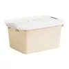 Caja de Almacenamiento Gruesa de Gran Capacidad Caja Organizadora de Plástico para Snacks Libros Juguetes Caja de Almacenamiento de Plástico para Ropa del Hogar y Artículos Varios