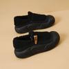 Zapatos de Algodón Cálidos de Felpa para Mujer Otoño e Invierno 2024 Nuevos Suela Suave Antideslizantes Versátiles Zapatos Peludos de Una Pierna para Mujer