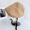 Estética Wabi-Sabi Estilo Relajado Zapatilla Loli Sombrero para Mujer, Sombrero de Princesa Protección Solar Verano, Sombrero de Pescador para Viajes al Aire Libre, Sombrero de Tela