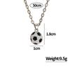 Amigo de los niños de Amazon ETSY Nuevo collar de baloncesto fútbol personalizado ins creativo colgante deportivo BFF