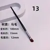 Cangzhou Pincel de Maquiagem Série Flan de Seda Pincel para Sobrancelha Pincel para Sombra nos Olhos Pincel para Lábios 12 Cabelo de Pônei Pincel para Sombra no Nariz Pincel de Esfumar