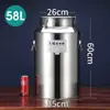 Aceite de Cacahuete Cubo de Aceite Cubo de Vino Tarro de Té Cubo Engrosado 304 Transportar Cubo de Leche Acero Inoxidable Sellado Doméstico Comestible