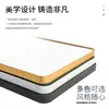 Espejo Cuadrado Minimalista Nórdico para Baño Montado en Pared con Estante para Maquillaje y Lavado, No Requiere Taladro