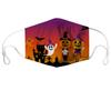 Máscara de Halloween 3D com Impressão Digital de Algodão à Prova de Poeira, Venda Quente Transfronteiriça, Máscara Universal Personalizada para Adultos e Crianças