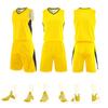 Compra rápida al por mayor de chalecos de competición, uniforme de equipo de entrenamiento, uniforme de baloncesto estampado, traje de estudiante universitario masculino, camiseta personalizada