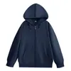 Chaqueta de Otoño para Hombre 260g Cárdigan Pesado 26 Nueva Versátil Casual Holgada Sudadera con Capucha Sudadera con Capucha para Hombre