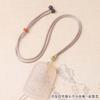 Tulip Lanyard Ajustando Pingente Corda de Milho Ágata Jade Pingente Corda Pingente para Homens e Mulheres