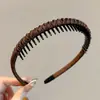 Tiara de Dentes de Luxo de Alta Qualidade Estilo Francês para Mulheres, Adequada para Uso Diário e Lavar o Rosto, Acessório de Cabelo com Coroa Alta