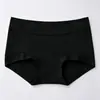 Nuevos calzones de estilo chino para mujer talla grande, de modal, de cintura alta, control de abdomen y levantamiento de glúteos, briefs triangulares antibacterianos 7A, lujosos y cómodos