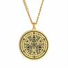 Europeo y Americano Transfronterizo Enociano Enociano Amuleto de Magia Angelical Collar de Estrella de Seis Puntas Joyería de Exportación Símbolo de la Suerte