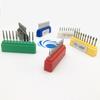 Materiales dentales transfronterizos Taladro dental móvil de alta velocidad para pulido Aguja de esmeril Negra Verde Azul Roja Amarilla