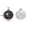 Accesorios para Joyería de Aleación con Goteo de Aceite DIY Colgantes de Mariposa Oscura Murciélago Pendientes Pendientes Pulsera Colgante W508