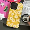 Película Magnética de Flor Margarida Tela Cheia Capa de Celular Nova Iphone17Pm Apple 18 Capa Protetora Duas em Uma