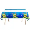 Explosiones Bob Esponja tema suministros para fiesta de cumpleaños decoración de fiesta de cumpleaños traje de vajilla desechable tarjeta de invitación