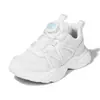 Zapatos Deportivos Infantiles Blancos Transpirables 2026 Primavera y Otoño Zapatos de Malla con Hebilla Giratoria para Niños Zapatos de Suela Blanda para Niñas Estudiantes de Primaria