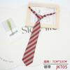 Corbata JK para Mujer Estilo Coreano Estilo Japonés Estilo Universitario Rayas Sin Nudos Estudiante Perezoso Uniforme Accesorios para Ropa Profesional Moderno