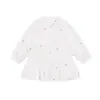 Ropa para niños Tongxingyuan, vestido morado de primavera y otoño con flores para bebé, nuevo vestido elegante y moderno 2026 para niñas