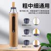 Cenicero para coche para personas perezosas no puede tirar ceniza dispositivo para fumar para coche de mano anti-ceniza soporte para cigarrillo cenicero portátil madera maciza
