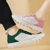 Zapatos Casuales de Punto Transpirable Estilo Británico para Hombre, Zapatos de Moda Slip-On Tendencia, Zapatos para Caminar al Aire Libre para Mujer