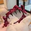 Diadema de Velvete con Lazo Elegante de Caña Alta, Accesorio de Moda Elegante de Alta Gama para el Uso Diario