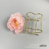 Exclusivo transfronterizo para simulación exquisita cabeza de flor de peonía flor de boda Fila de flores para decoración in situ de hotel y salón de bodas