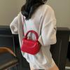 Bolsos de Mano de Alta Gama para Mujer 2025 Verano Nuevo Estilo Coreano Simple Bolso Cuadrado Pequeño Bolso Bandolera de un Solo Hombro a la Moda