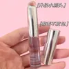 Pincel de Lábios de Silicone Q Ponta de Dedo Pincel de Lábios de Silicone com Capa Portátil Batom Borrado Pincel de Maquiagem Mini Capa à Prova de Poeira