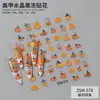 Pegatinas de Halloween para Uñas DIY Calabaza Linda Fantasma Pegatinas para Uñas Transfronterizas Europeas y Americanas Relieve Pegatinas de Uñas Tridimensionales