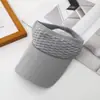 Gorra Visera Nueva Estilo Escamas de Pez, Sombrero de Sol de Verano de Moda con Ala Ancha, Gorra de Béisbol Deportiva al Aire Libre de Punto Estilo Coreano