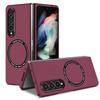 Para Samsung zfold4 Mobile Phone Case PC Magnetic Protective Cover Folding Screen fold3 Resistente a quedas Hard Shell flip4 Case