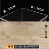 Caja Acrílica para Exhibición de Alimentos de Supermercado Caja para Snacks a Granel Caja de Almacenamiento de Plástico Transparente Caja de Exhibición Caja para Dulces Frutos Secos