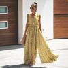 2025 Exportação Transfronteiriça Nova Saia Longa Amazon Boêmia Vestido Elegante Saia Vestido para o Dia a Dia