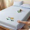 Gorro de cama para niños de algodón clase A, algodón lavado, con funda protectora antideslizante de algodón para cama Simmons, cama alta y baja de 1.2 metros