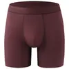 Cueca Boxer Masculina de Comprimento Estendido Estilo Europeu e Americano, Fibra de Viscose, Respirável, Cintura Média, Tuem, Estilos Disponíveis na Amazon