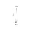 Colher de Sorvete Aço Inoxidável 304 Colher de Alto Valor de Cor Colher de Sobremesa Doméstica Cabo Longo Colher para Bolo Sorvete Pode Definir Logotipo