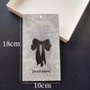 10x 18 colección tarjeta trasera cadena para teléfono móvil llavero colgante de tarjeta trasera bolsa de embalaje de cartón decoración materiales de tarjeta de embalaje