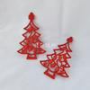 Árbol de Navidad con purpurina de colores, colgante para escritorio, adorno decorativo, pequeño árbol de Navidad de 16/20 cm