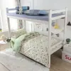 Modelo nuevo 2026, siempre en stock, versión AB de algodón puro 13372, juego de tres piezas estampado para dormitorio estudiantil, estilo sábana de algodón puro de doble cara