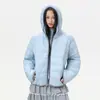 Chaqueta de Algodón Jack Chuanyuan Puntada Estrella Estilo Hong Kong Corte Relajado Holgada Versátil Cálida Chaqueta de Algodón Parte Superior de Canalé Mujer