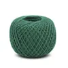 En Stock Transfronterizo Cuerda de Cáñamo Colorida de Tres Hilos de 2 mm Cuerda para Tejer y Atar Hecha a Mano DIY 30.5m 100m