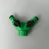 Desviador de Grifo con Interruptor, Divisor en Y de Tres Vías con Doble Boquilla y Válvula, No Requiere Conversión
