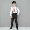 Calças para Meninos Primavera e Outono Roupa Escolar Calças Estilo Britânico Calças de Terno Pretas para Crianças Grandes Calças de Lã para Bebês e Crianças Sem Passar