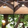 Luz de camping, luz de trabajo para el hogar, luz LED recargable por USB para tienda de campaña de emergencia con imán colgante, luz de campamento